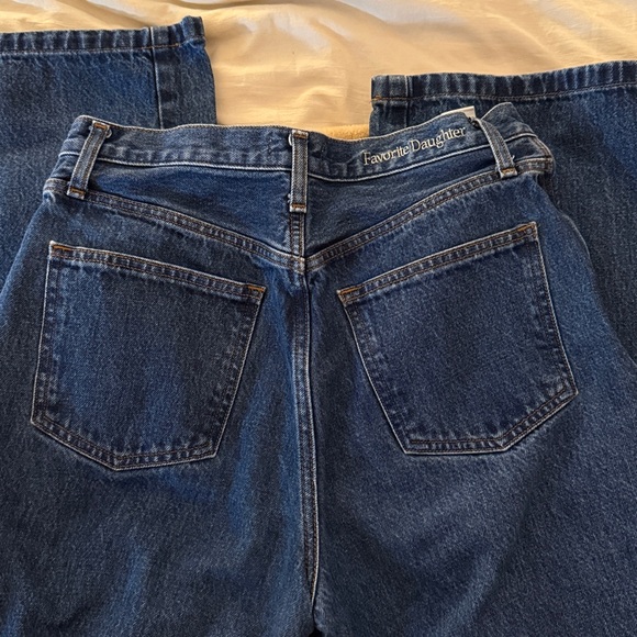 Favorite Daughter Dark Blue Wide Leg Jeans - Picture 6 of 8